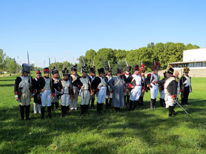 VIII Festa Reviu els Setges Napole&ograve;nics de Girona. Campament al Parc de les Ribes del Ter