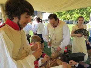 VIII Festa Reviu els Setges Napole&ograve;nics de Girona. Campament al Parc de les Ribes del Ter