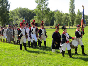 VIII Festa Reviu els Setges Napole&ograve;nics de Girona. Campament al Parc de les Ribes del Ter