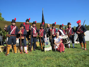 VIII Festa Reviu els Setges Napole&ograve;nics de Girona. Campament al Parc de les Ribes del Ter