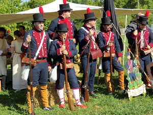 VIII Festa Reviu els Setges Napole&ograve;nics de Girona. Campament al Parc de les Ribes del Ter