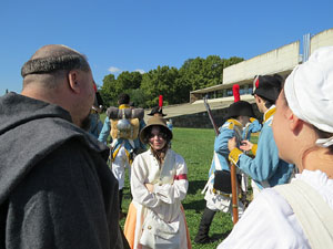 VIII Festa Reviu els Setges Napole&ograve;nics de Girona. Campament al Parc de les Ribes del Ter