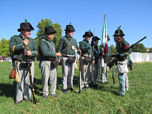 VIII Festa Reviu els Setges Napole&ograve;nics de Girona. Campament al Parc de les Ribes del Ter