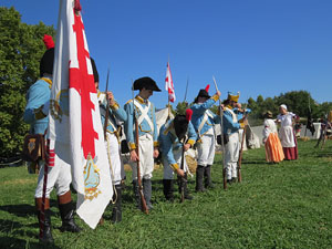 VIII Festa Reviu els Setges Napole&ograve;nics de Girona. Campament al Parc de les Ribes del Ter