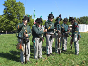 VIII Festa Reviu els Setges Napole&ograve;nics de Girona. Campament al Parc de les Ribes del Ter