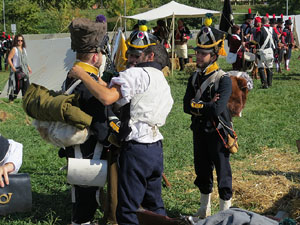 VIII Festa Reviu els Setges Napole&ograve;nics de Girona. Campament al Parc de les Ribes del Ter
