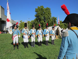 VIII Festa Reviu els Setges Napole&ograve;nics de Girona. Campament al Parc de les Ribes del Ter