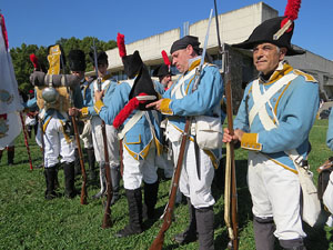 VIII Festa Reviu els Setges Napole&ograve;nics de Girona. Campament al Parc de les Ribes del Ter