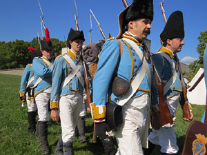 VIII Festa Reviu els Setges Napole&ograve;nics de Girona. Campament al Parc de les Ribes del Ter