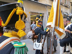 VIII Festa Reviu els Setges Napole&ograve;nics de Girona. Desfilada pels carrers del Barri Vell
