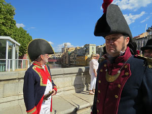 VIII Festa Reviu els Setges Napole&ograve;nics de Girona. Desfilada pels carrers del Barri Vell