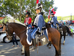 VIII Festa Reviu els Setges Napole&ograve;nics de Girona. Desfilada pels carrers del Barri Vell