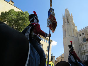 VIII Festa Reviu els Setges Napole&ograve;nics de Girona. Desfilada pels carrers del Barri Vell