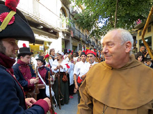 VIII Festa Reviu els Setges Napole&ograve;nics de Girona. Desfilada pels carrers del Barri Vell
