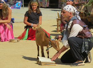 VIII Festa Reviu els Setges Napole&ograve;nics de Girona. Representaci&oacute; teatral a la pla&ccedil;a de la Independ&egrave;ncia