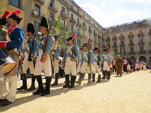 VIII Festa Reviu els Setges Napole&ograve;nics de Girona. Presentaci&oacute; dels grups de recreaci&oacute;