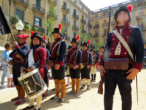 VIII Festa Reviu els Setges Napole&ograve;nics de Girona. Presentaci&oacute; dels grups de recreaci&oacute;