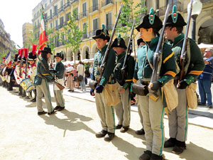 VIII Festa Reviu els Setges Napole&ograve;nics de Girona. Presentaci&oacute; dels grups de recreaci&oacute;