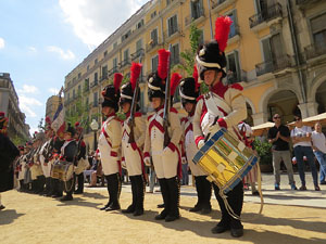VIII Festa Reviu els Setges Napole&ograve;nics de Girona. Presentaci&oacute; dels grups de recreaci&oacute;