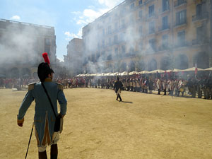 VIII Festa Reviu els Setges Napole&ograve;nics de Girona. Presentaci&oacute; dels grups de recreaci&oacute;