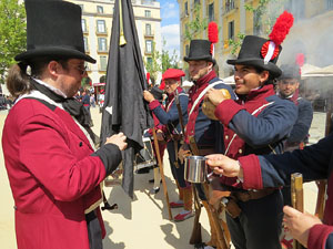 VIII Festa Reviu els Setges Napole&ograve;nics de Girona. Presentaci&oacute; dels grups de recreaci&oacute;