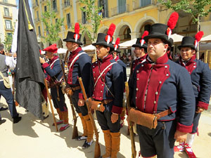 VIII Festa Reviu els Setges Napole&ograve;nics de Girona. Presentaci&oacute; dels grups de recreaci&oacute;