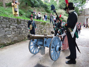 VIII Festa Reviu els Setges Napole&ograve;nics de Girona. Escena 2. Portal de Sant Crist&ograve;fol