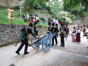 VIII Festa Reviu els Setges Napole&ograve;nics de Girona. Escena 2. Portal de Sant Crist&ograve;fol