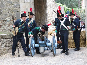 VIII Festa Reviu els Setges Napole&ograve;nics de Girona. Escena 2. Portal de Sant Crist&ograve;fol