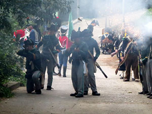VIII Festa Reviu els Setges Napole&ograve;nics de Girona. Escena 2. Portal de Sant Crist&ograve;fol