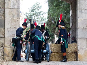 VIII Festa Reviu els Setges Napole&ograve;nics de Girona. Escena 2. Portal de Sant Crist&ograve;fol