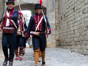 VIII Festa Reviu els Setges Napole&ograve;nics de Girona. Escena 2. Portal de Sant Crist&ograve;fol