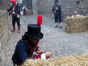 VIII Festa Reviu els Setges Napole&ograve;nics de Girona. Escena 2. Portal de Sant Crist&ograve;fol