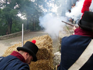 VIII Festa Reviu els Setges Napole&ograve;nics de Girona. Escena 2. Portal de Sant Crist&ograve;fol