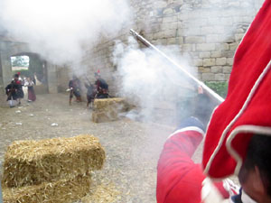 VIII Festa Reviu els Setges Napole&ograve;nics de Girona. Escena 2. Portal de Sant Crist&ograve;fol
