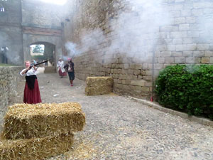 VIII Festa Reviu els Setges Napole&ograve;nics de Girona. Escena 2. Portal de Sant Crist&ograve;fol