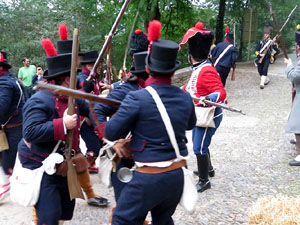 VIII Festa Reviu els Setges Napole&ograve;nics de Girona. Escena 2. Portal de Sant Crist&ograve;fol