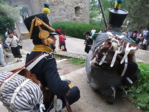 VIII Festa Reviu els Setges Napole&ograve;nics de Girona. Escena 2. Portal de Sant Crist&ograve;fol