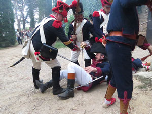 VIII Festa Reviu els Setges Napole&ograve;nics de Girona. Escena 3. Torre Gironella