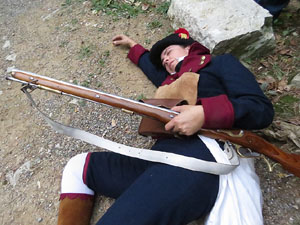 VIII Festa Reviu els Setges Napole&ograve;nics de Girona. Escena 3. Torre Gironella