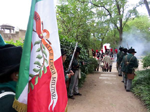 VIII Festa Reviu els Setges Napole&ograve;nics de Girona. Escena 4. Jardins dels Alemanys