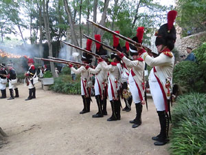 VIII Festa Reviu els Setges Napole&ograve;nics de Girona. Escena 4. Jardins dels Alemanys
