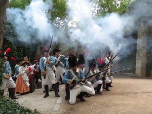 VIII Festa Reviu els Setges Napole&ograve;nics de Girona. Escena 4. Jardins dels Alemanys