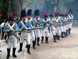 VIII Festa Reviu els Setges Napole&ograve;nics de Girona. Escena 4. Jardins dels Alemanys