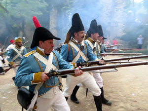 VIII Festa Reviu els Setges Napole&ograve;nics de Girona. Escena 4. Jardins dels Alemanys