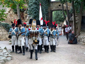 VIII Festa Reviu els Setges Napole&ograve;nics de Girona. Escena 4. Jardins dels Alemanys