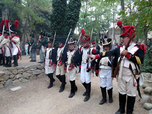 VIII Festa Reviu els Setges Napole&ograve;nics de Girona. Escena 4. Jardins dels Alemanys