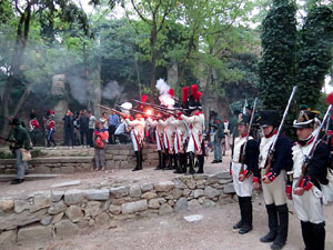 VIII Festa Reviu els Setges Napole&ograve;nics de Girona. Escena 4. Jardins dels Alemanys
