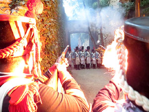VIII Festa Reviu els Setges Napole&ograve;nics de Girona. Escena 4. Jardins dels Alemanys
