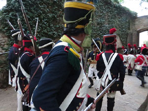 VIII Festa Reviu els Setges Napole&ograve;nics de Girona. Escena 4. Jardins dels Alemanys